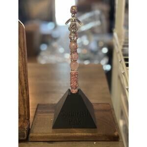 38-19  Handcrafted Extended Length Beaded Pen w/ Refill Ink